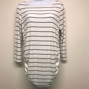 Striped maternity top
